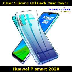 Silicone Gel Back Case Clear Cover For Huawei P Smart 2020 Slim Fit Look